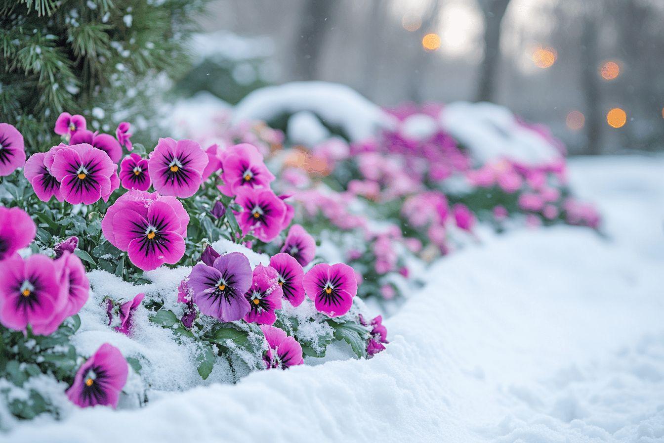 Les fleurs qui résistent au froid : avoir un jardin coloré toute l’année